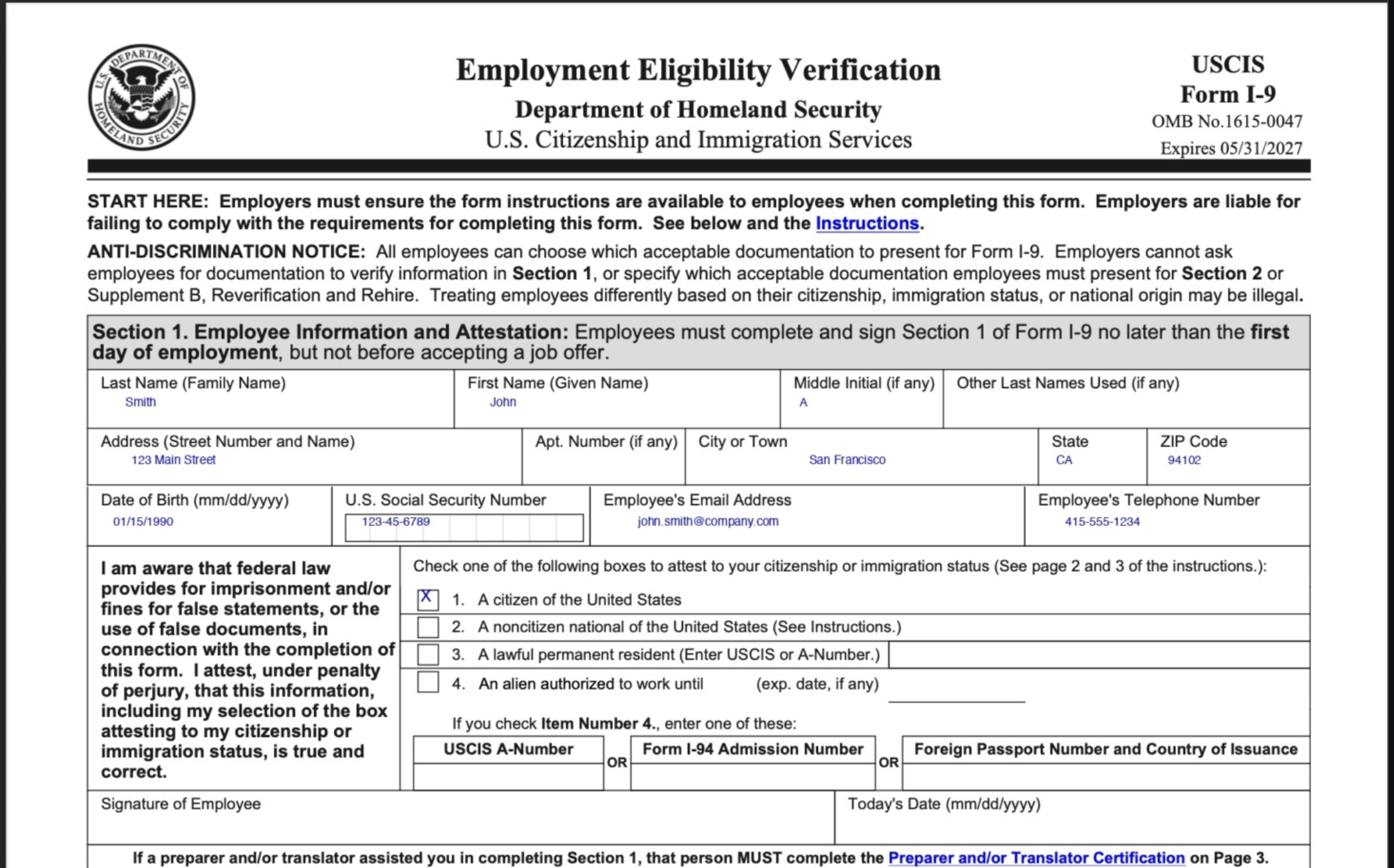 Form without native fields