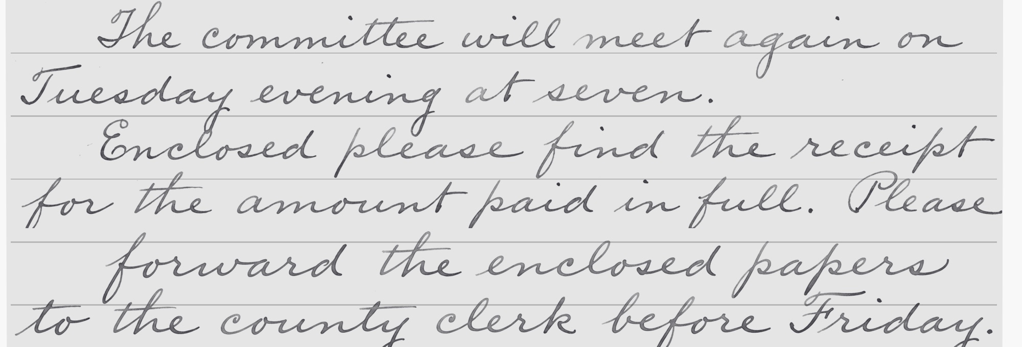 Six lines of a handwritten cursive letter.