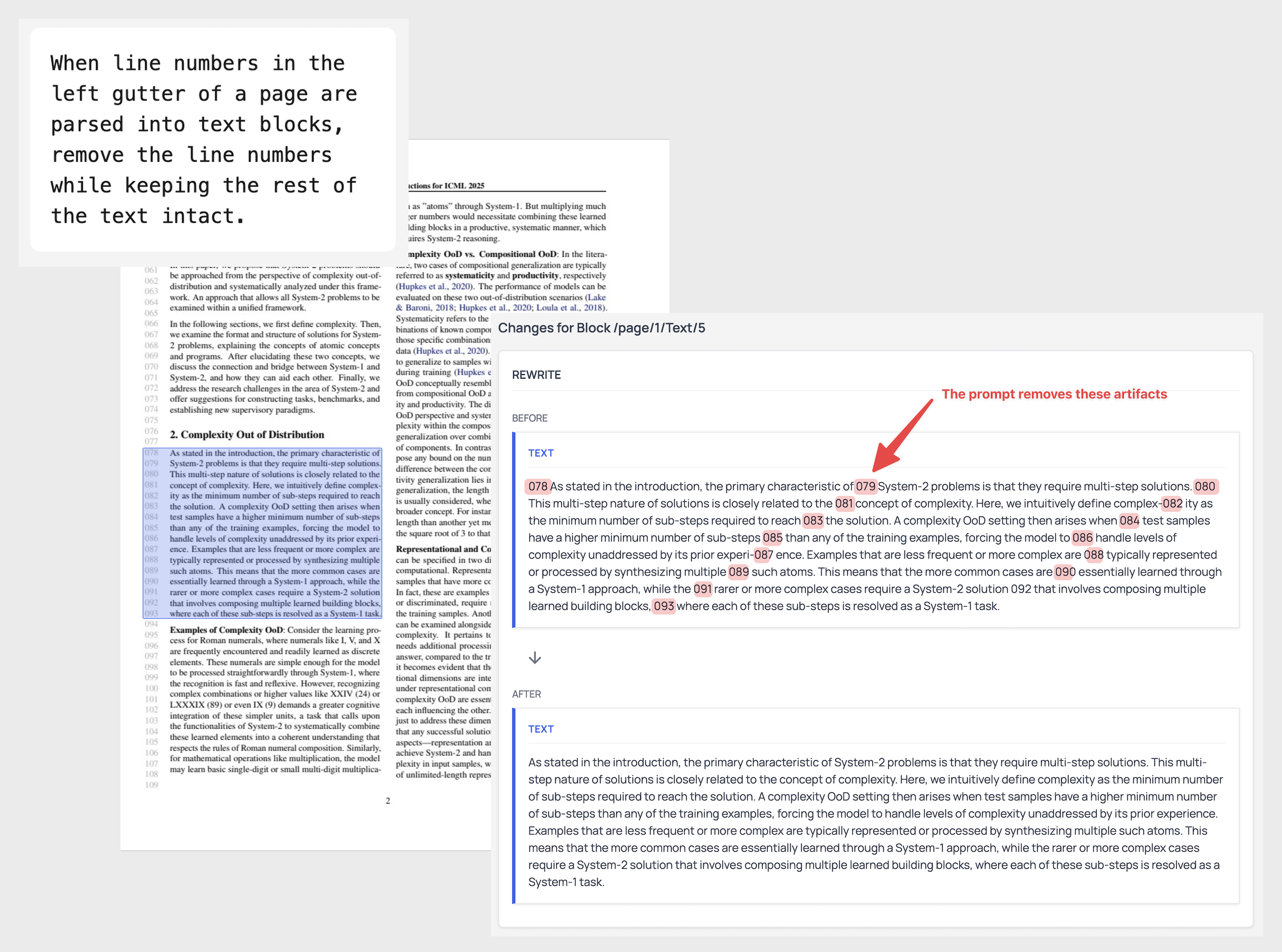 Line gutters prompt example